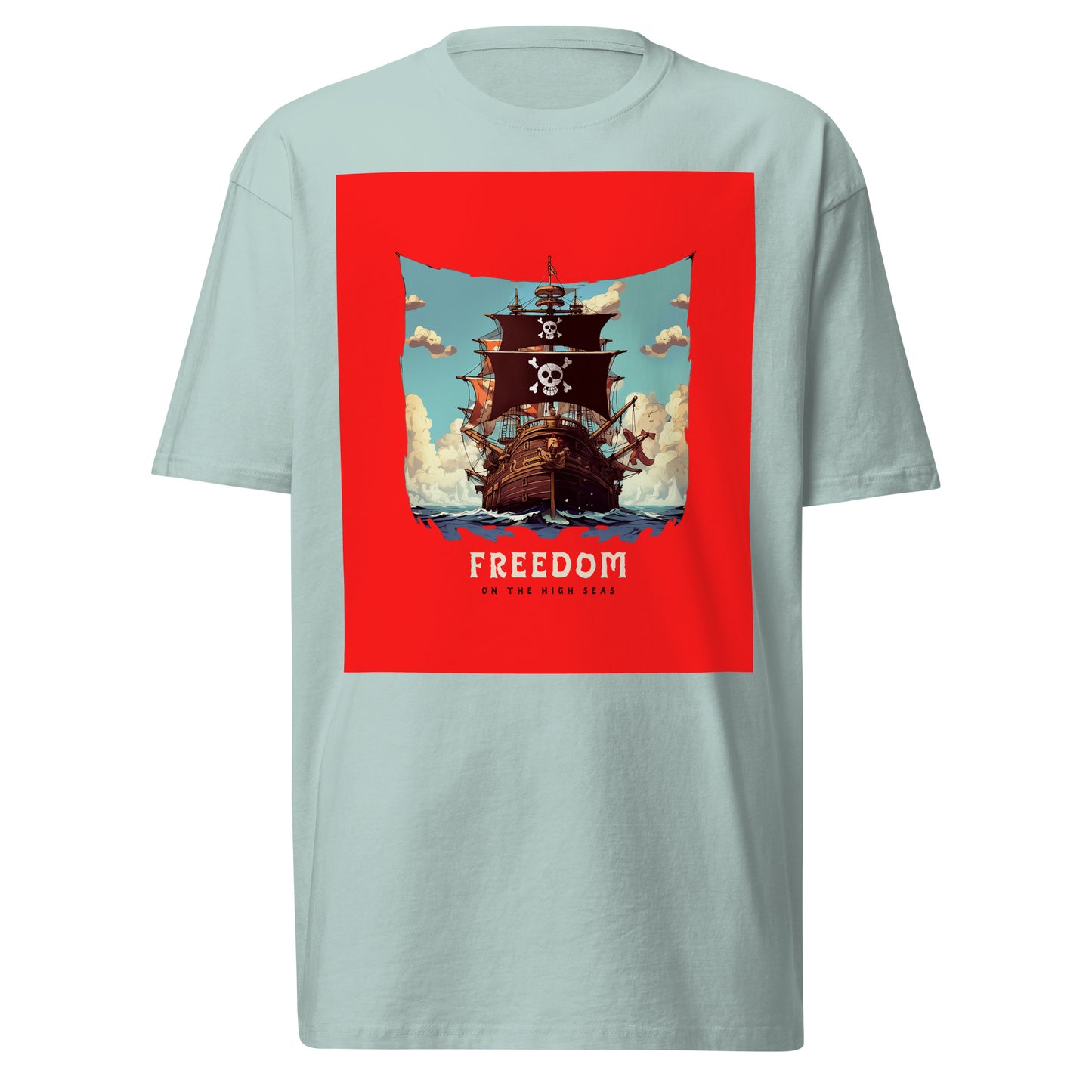 FREEDOM ON THE HIGH SEAS | Men’s Premium Heavyweight Tee