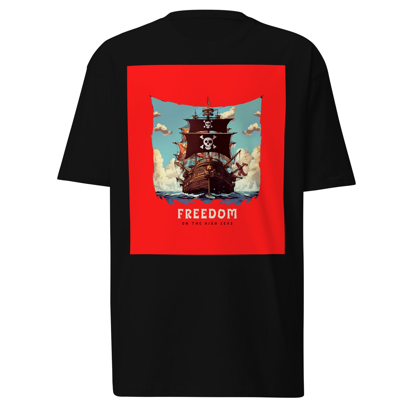 FREEDOM ON THE HIGH SEAS | Men’s Premium Heavyweight Tee