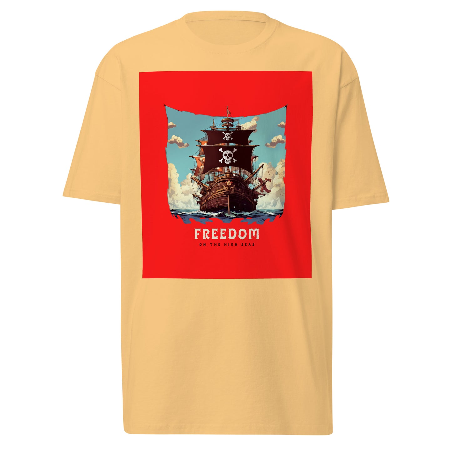 FREEDOM ON THE HIGH SEAS | Men’s Premium Heavyweight Tee