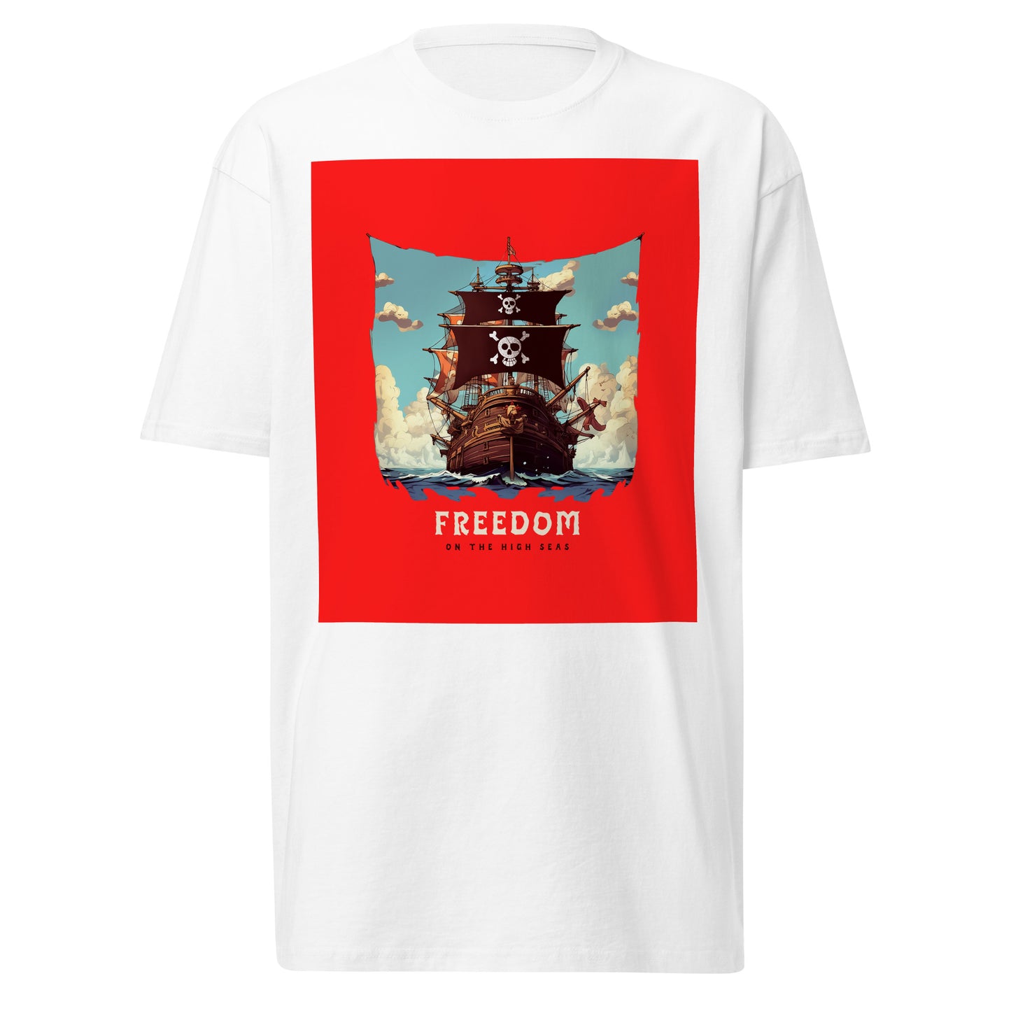 FREEDOM ON THE HIGH SEAS | Men’s Premium Heavyweight Tee