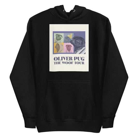 OLIVER PUG THE WOOF TOUR | Men's Premium Hoodie