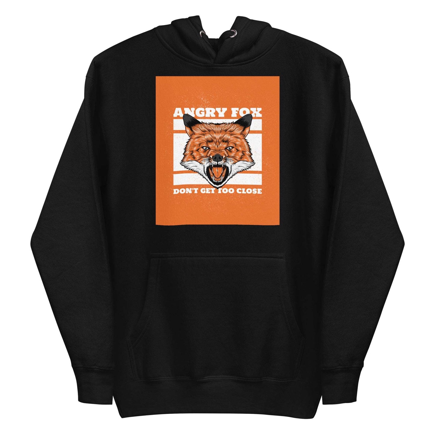 ANGRY FOX - DON'T GET TOO CLOSE | Men's Premium Hoodie