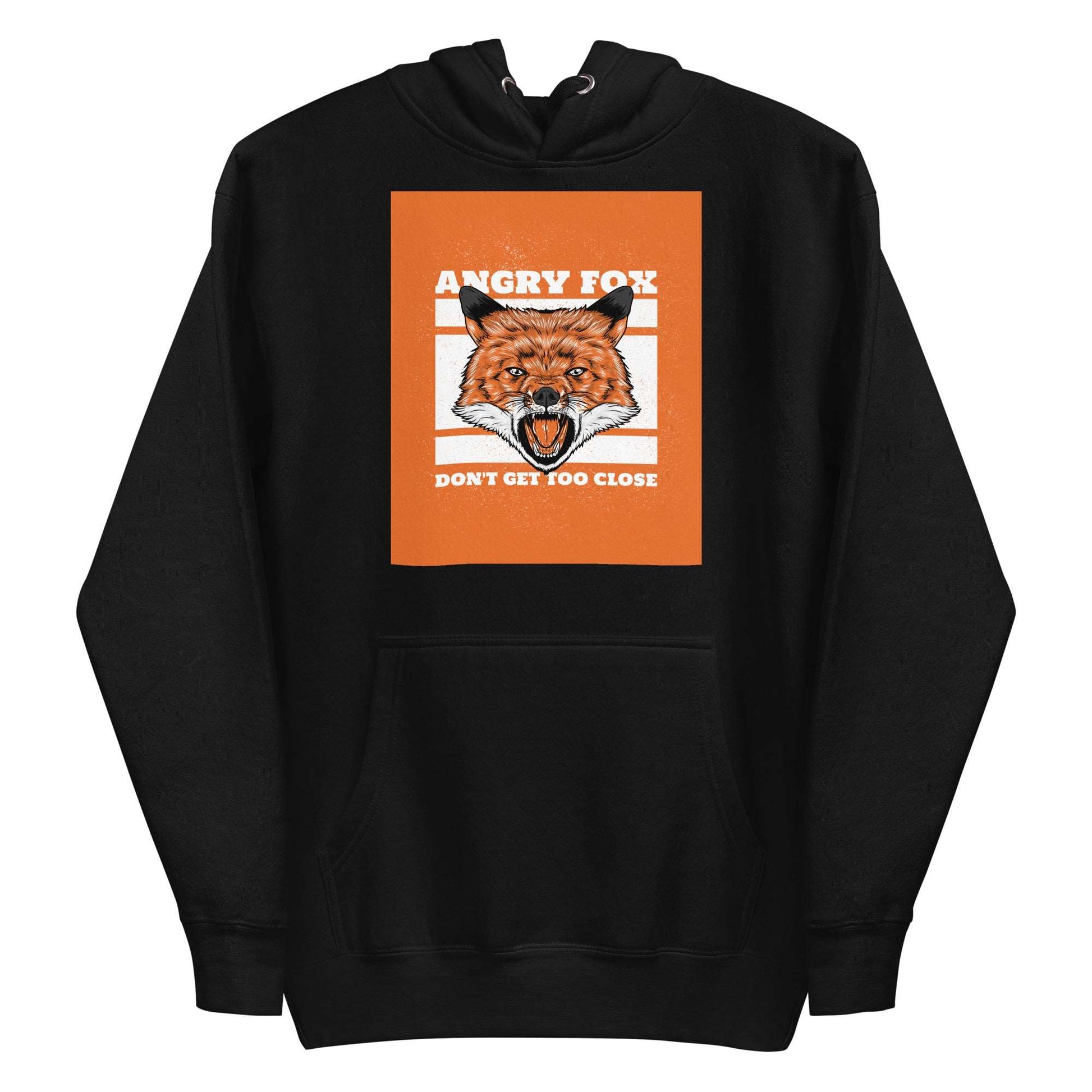 ANGRY FOX - DON'T GET TOO CLOSE | Men's Premium Hoodie