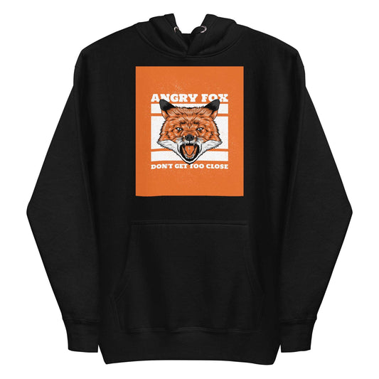 ANGRY FOX - DON'T GET TOO CLOSE | Men's Premium Hoodie