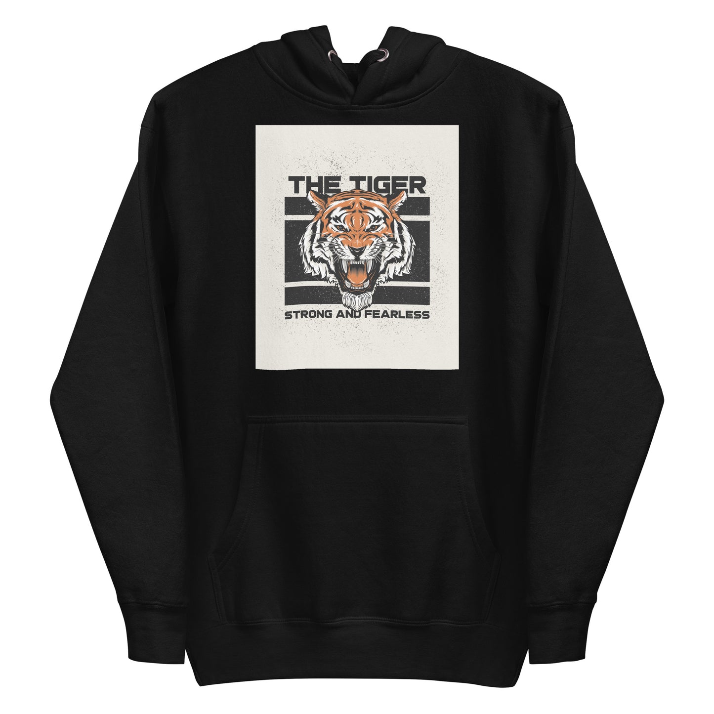 THE TIGER - STRONG AND FEARLESS | Men's Premium Hoodie