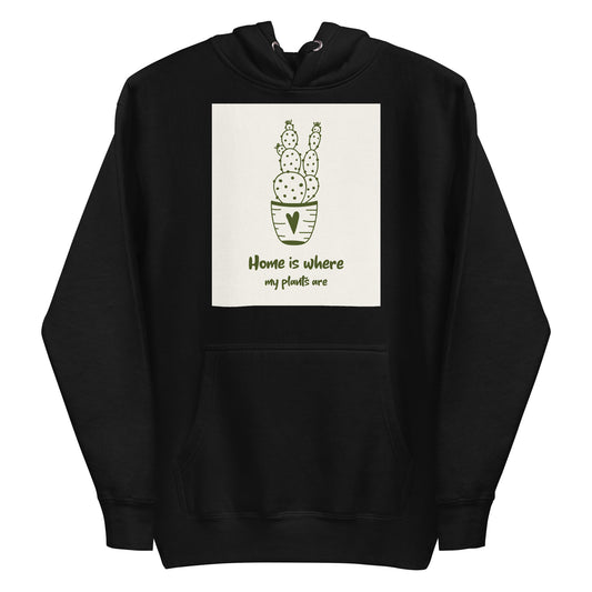 Home is where my plants are| Women's Premium Hoodie