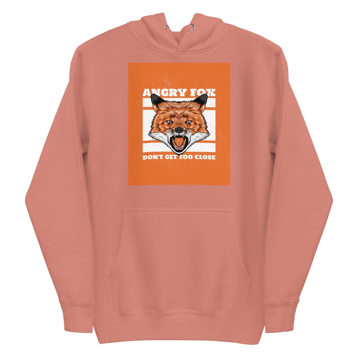 ANGRY FOX - DON'T GET TOO CLOSE | Men's Premium Hoodie