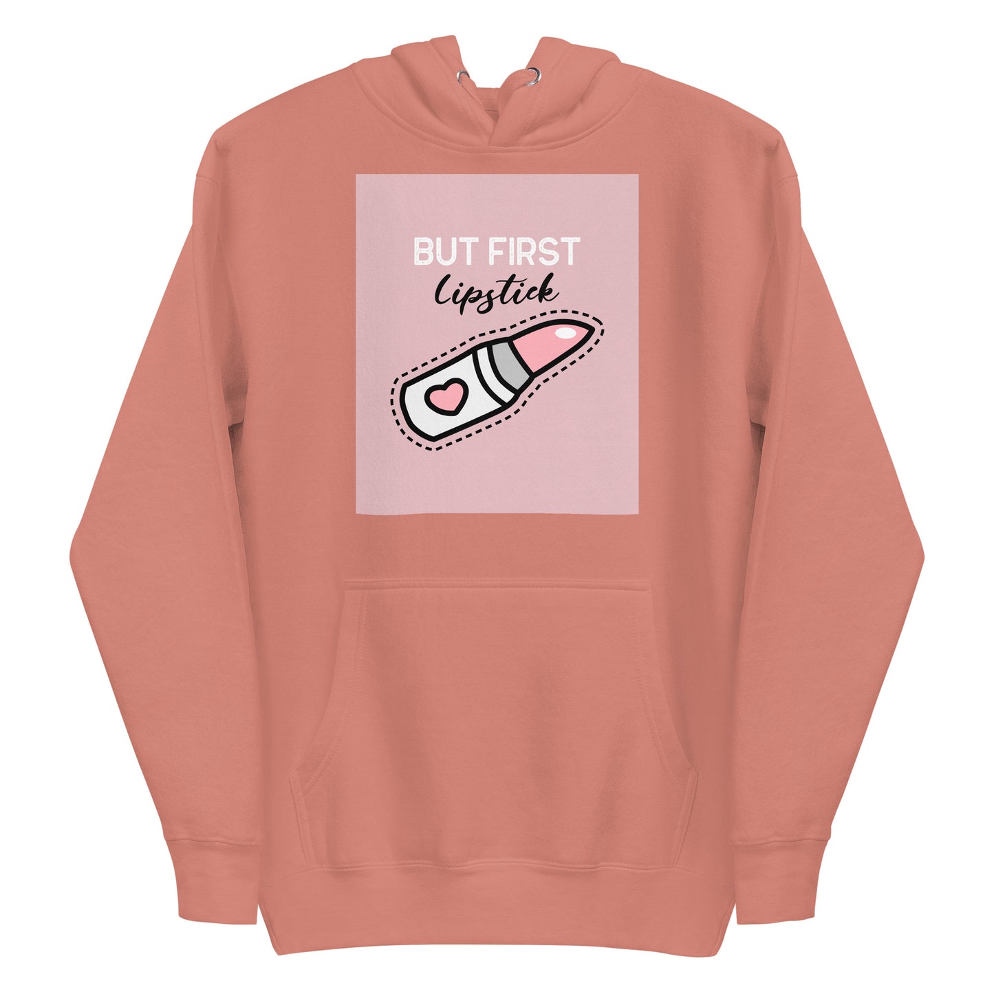 BUT FIRST Lipstick | Women's Premium Hoodie