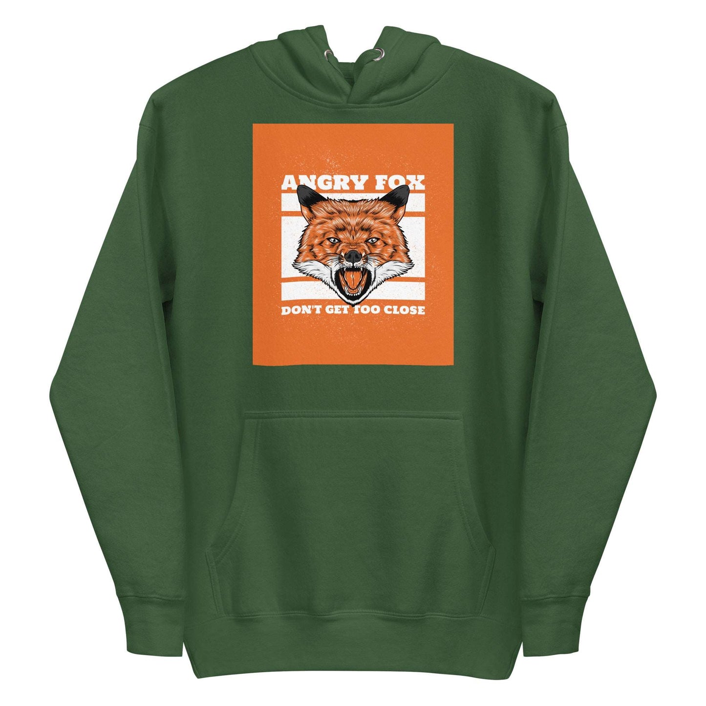 ANGRY FOX - DON'T GET TOO CLOSE | Men's Premium Hoodie