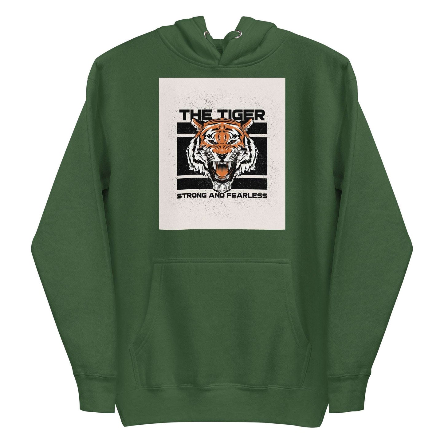 THE TIGER - STRONG AND FEARLESS | Men's Premium Hoodie