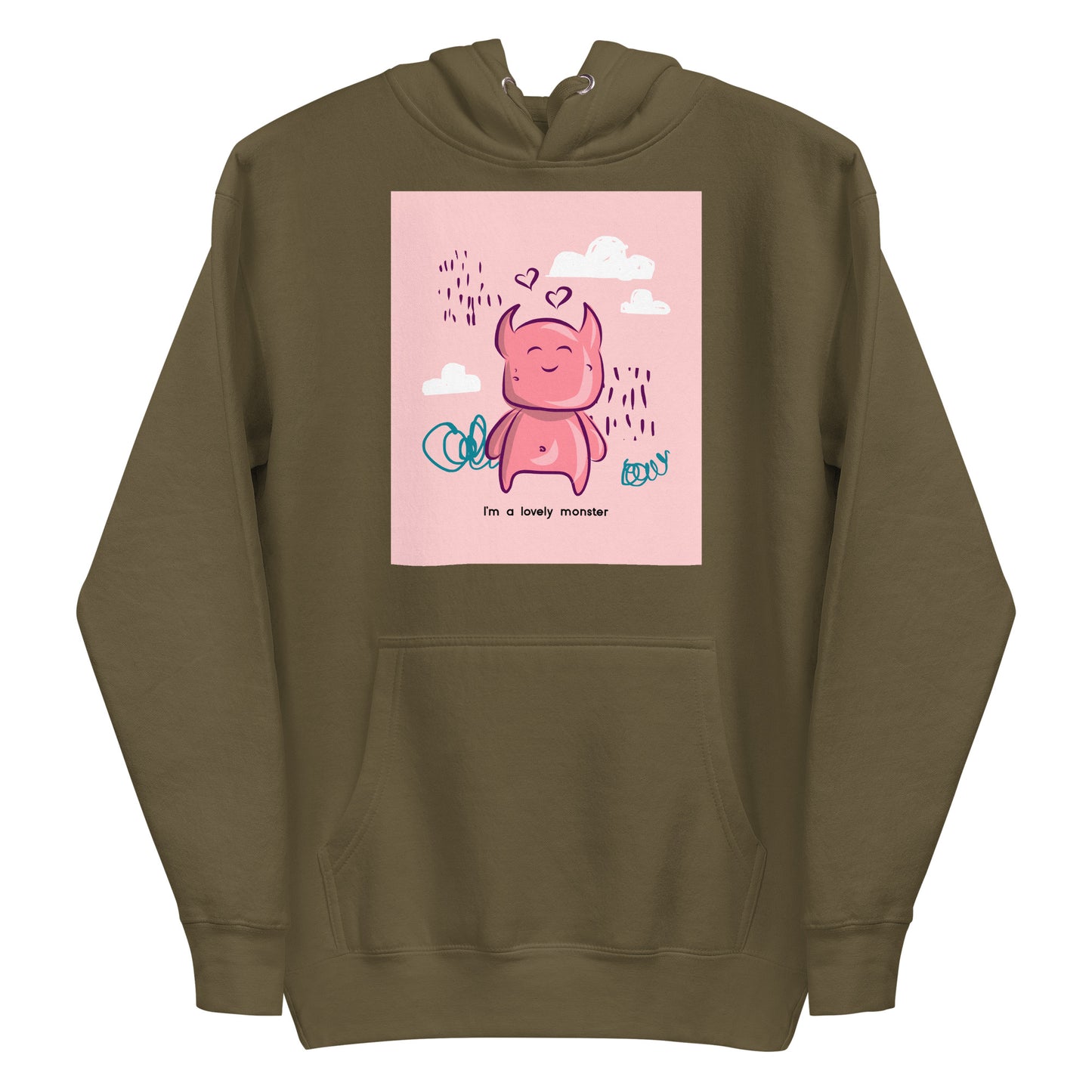 I'm a lovely monster | Women's Premium Hoodie