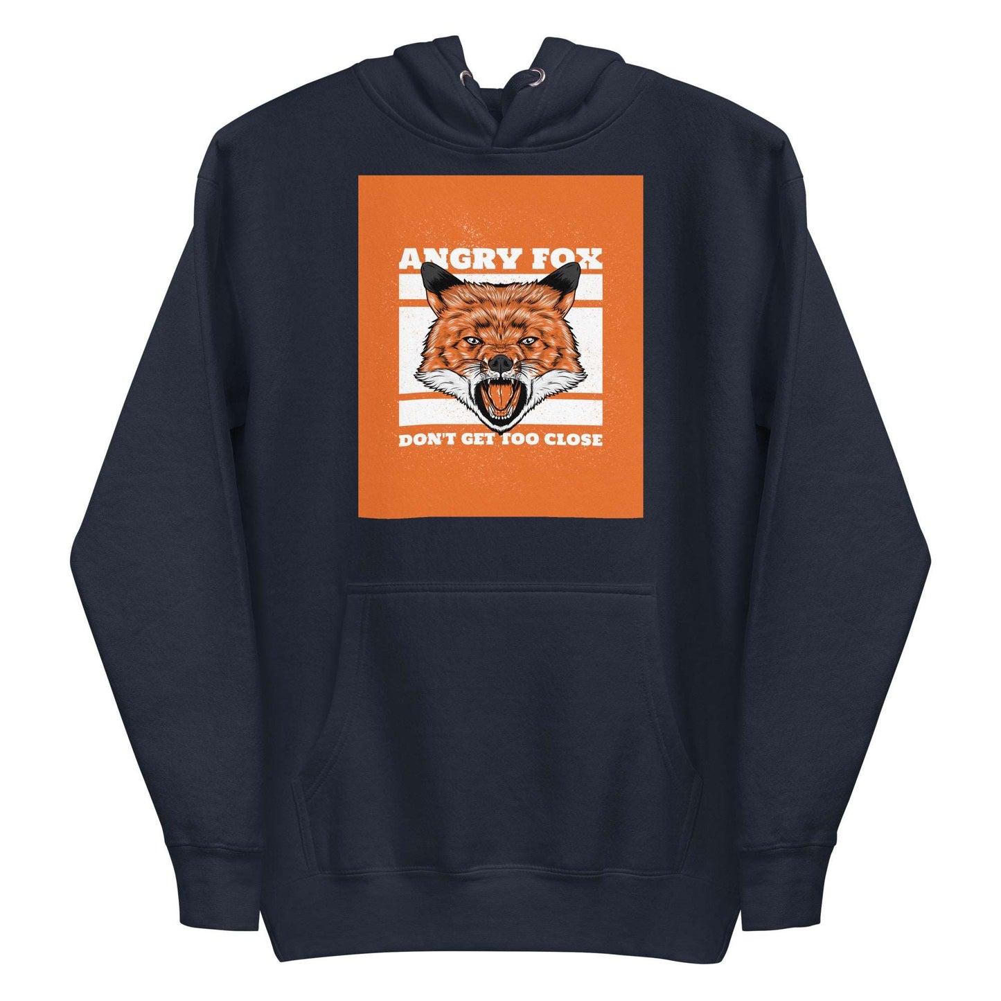 ANGRY FOX - DON'T GET TOO CLOSE | Men's Premium Hoodie