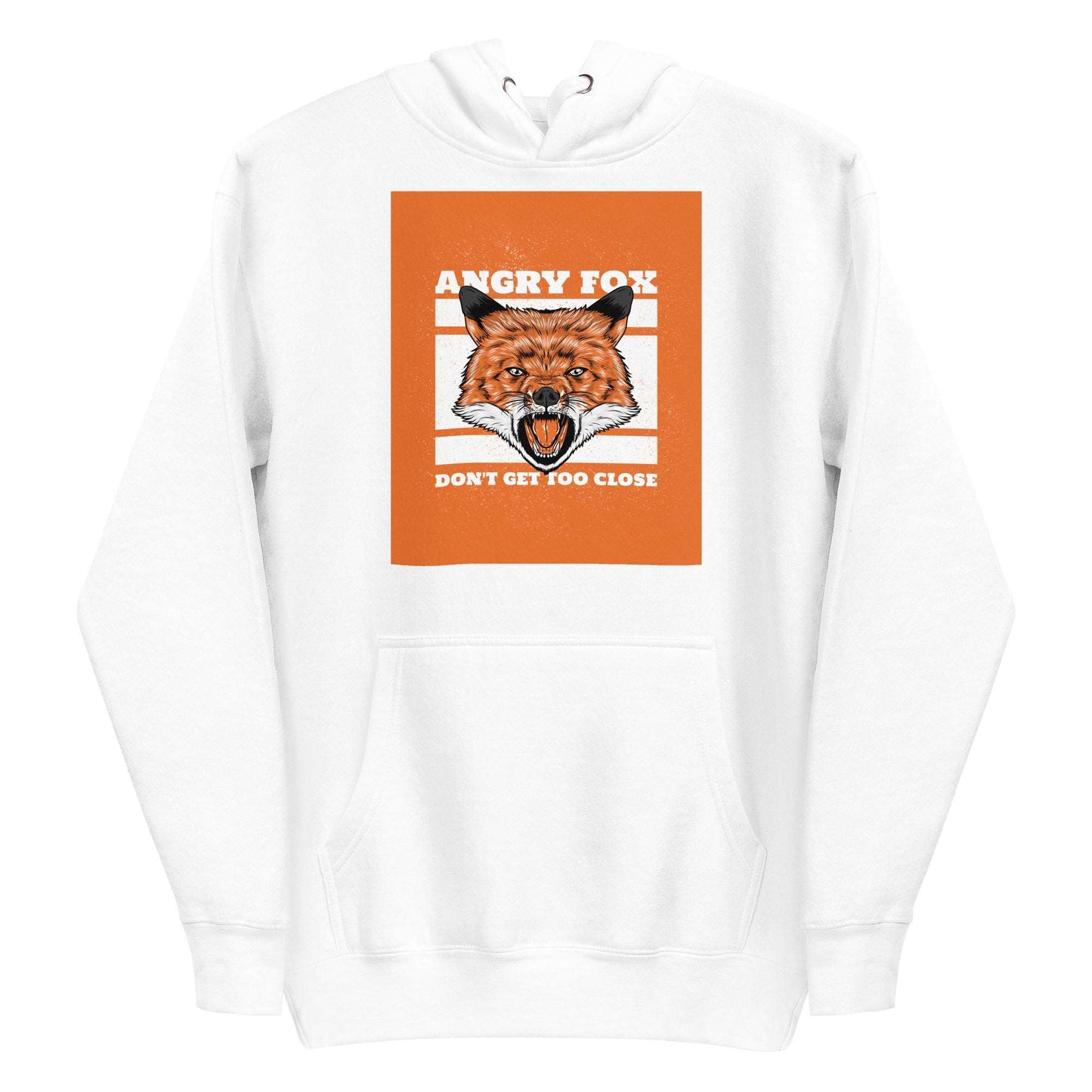 ANGRY FOX - DON'T GET TOO CLOSE | Men's Premium Hoodie