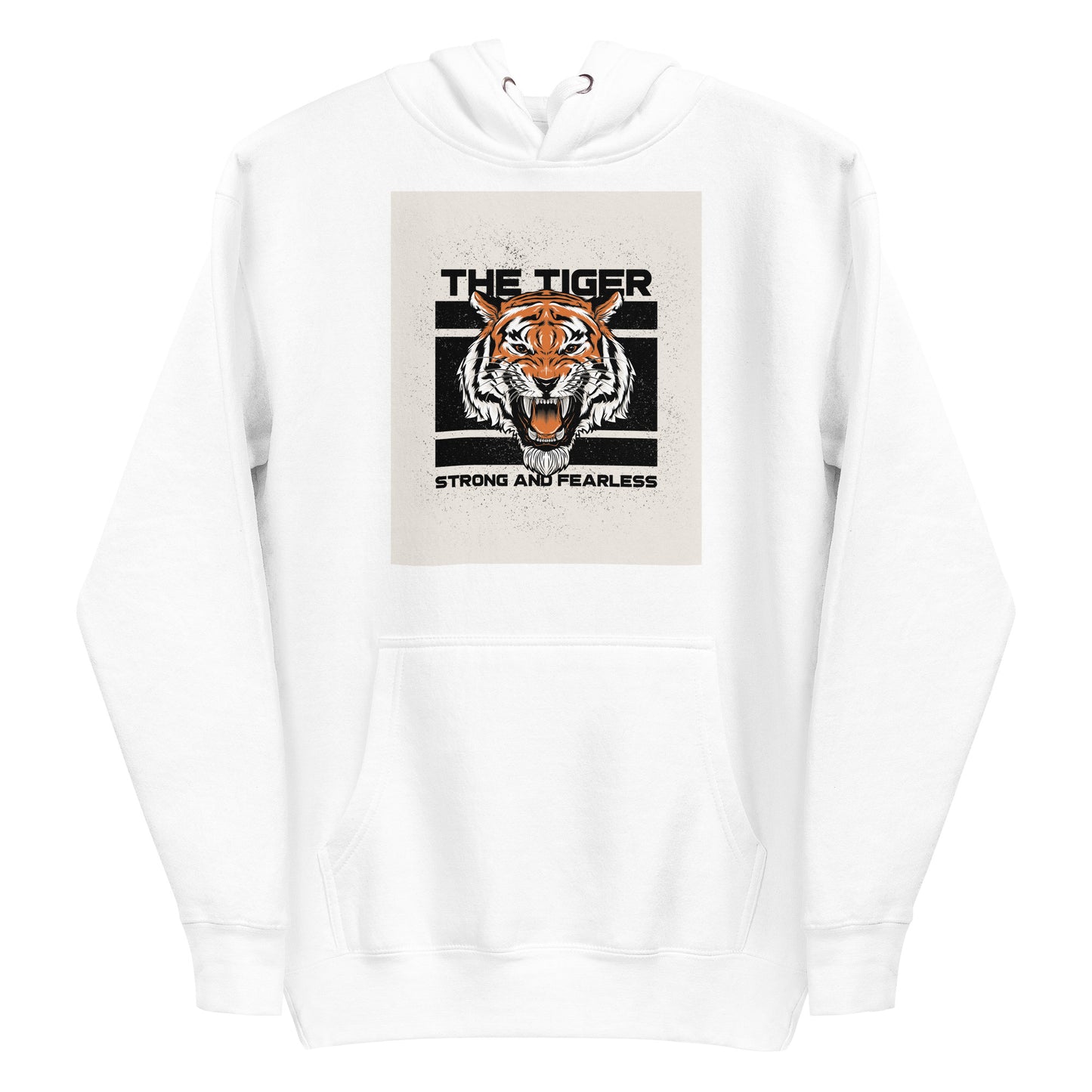 THE TIGER - STRONG AND FEARLESS | Men's Premium Hoodie